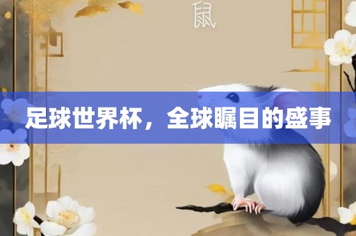 足球世界杯，全球瞩目的盛事