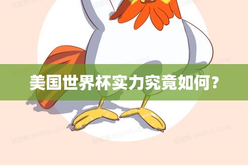 美国世界杯实力究竟如何？