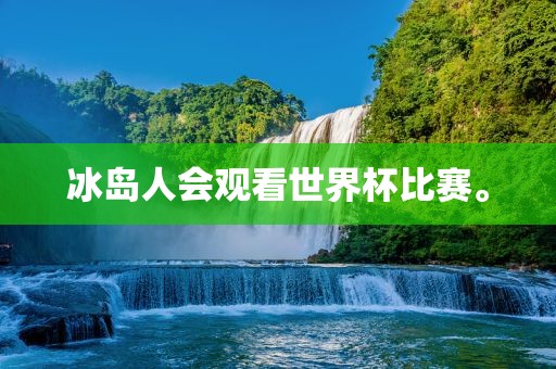 冰岛人会观看世界杯比赛。