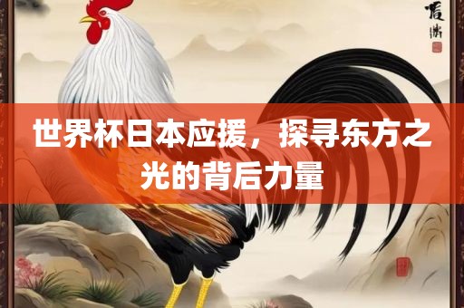 世界漯河市盈旭机械设备有限公司杯日本应援，探寻东方之光的背后力量