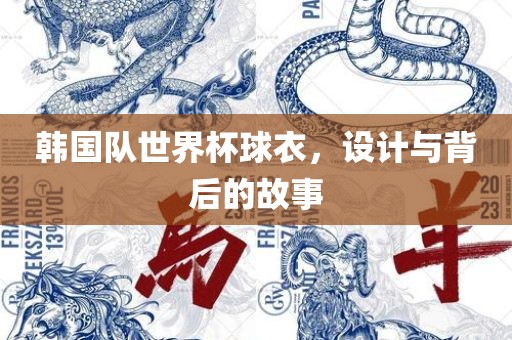 韩国队世界杯球衣，设计与背后的故事