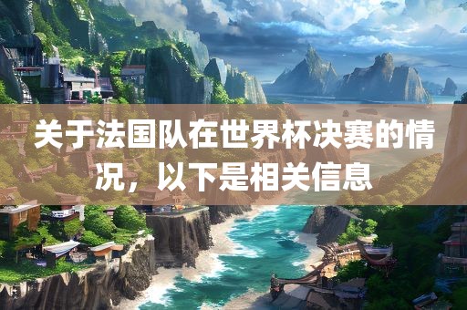 关于法国队在世界杯决赛的情况，以下是相关信息