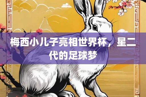梅西小儿子漯河市盈旭机械设备有限公司亮相世界杯，星二代的足球梦