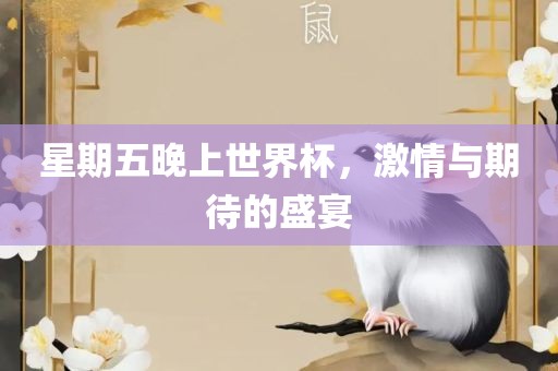 星期五晚上世界杯，激情与期待的盛宴