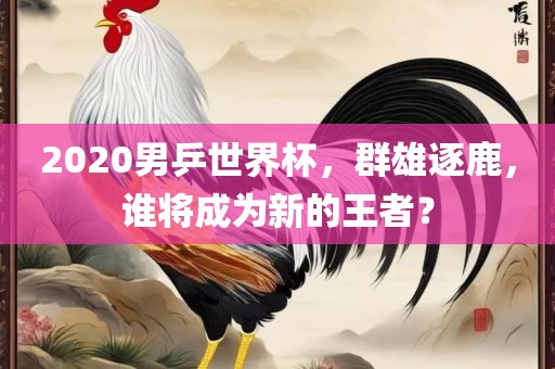 2020男乒世界杯，群雄逐鹿，谁将成为新的王者？
