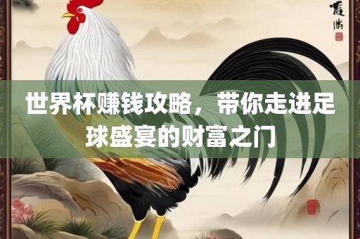世界杯赚钱攻略，带你走进足球盛宴的财富之门