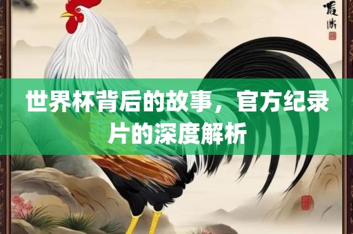 世界杯背后的故事，官方纪录片的深度解析
