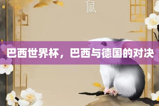 巴西世界杯，巴西与德国的对决