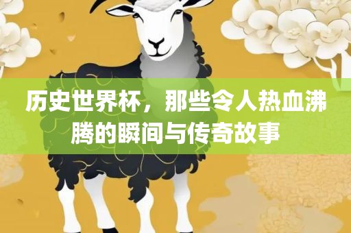 历史世界杯，那些令人热血沸腾的瞬间与传奇故事