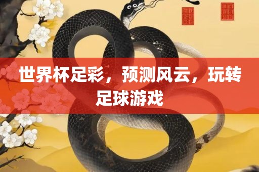 世界杯足彩，预测风云，玩转足球游戏