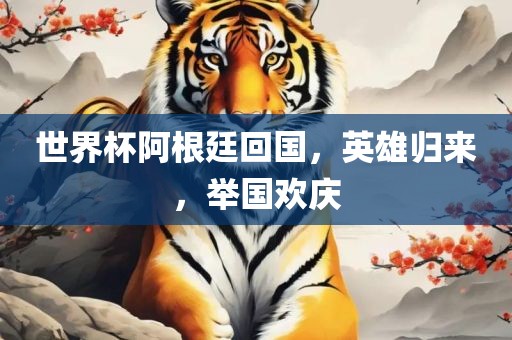 世界杯阿根廷回国，英雄归来，举国欢庆