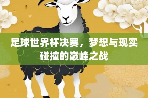 足球世界杯决赛，梦想与现实碰撞的巅峰之战