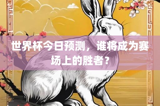 世界杯今日预测，谁将成为赛场上的胜者？