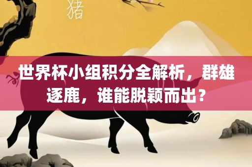 世界杯小组积分全解析，群雄逐鹿，谁能脱颖而出？