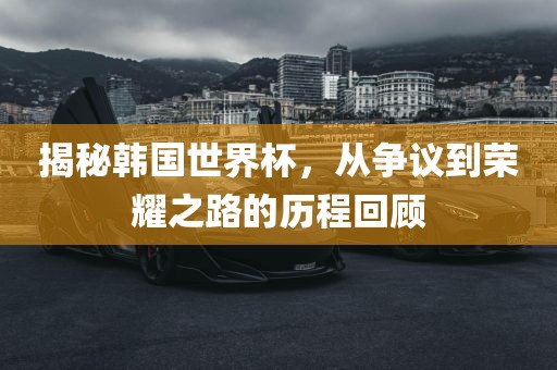 揭秘韩国世界杯，从争议到荣耀之路的历程回顾