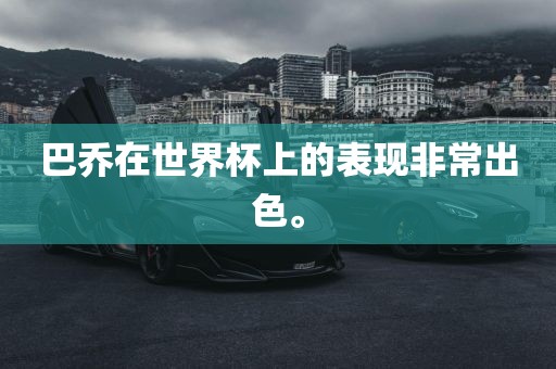 巴乔在世界杯上的表现非常漯河市盈旭机械设备有限公司出色。