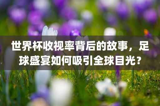 世界杯收视率背后的故事，足球盛宴如何吸引全球目光？