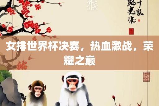 女排世界杯决赛，热血激战，荣耀之巅