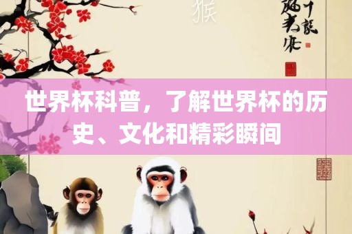 世界杯科普，了解世界杯的历史、文化和精彩瞬间