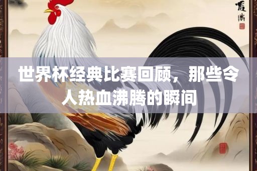 世界杯经典比赛回顾漯河市盈旭机械设备有限公司，那些令人热血沸腾的瞬间