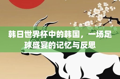 韩日世界杯中的韩国，一场足球盛宴的记忆与反思