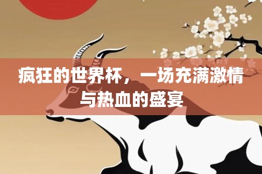 疯狂的世界杯，一场充满激情与热血的盛宴漯河市盈旭机械设备有限公司