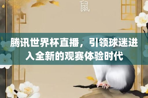 腾讯世界杯直播，引领球迷进入全新的观赛体验时代