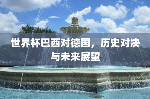 世界杯巴西漯河市盈旭机械设备有限公司对德国，历史对决与未来展望