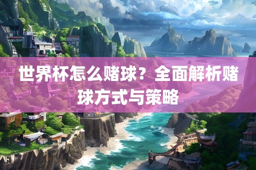 世界杯怎么赌球？全面解析赌球方式与策略