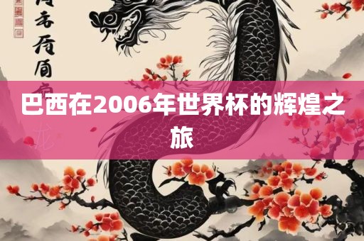 巴西在2006年世界杯的辉煌之旅