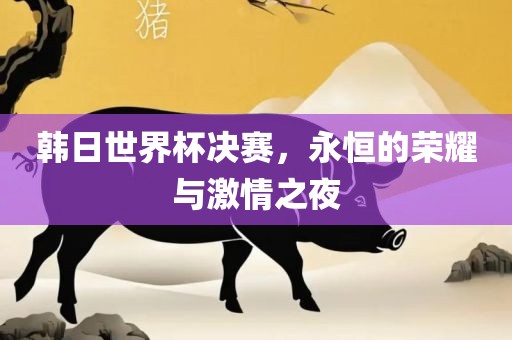 韩日世界杯决赛，永恒的荣耀与激情之夜