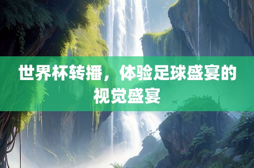 世界杯转播，体验足球盛宴的视觉盛宴