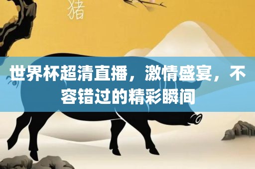 世界杯超清直播，激情盛宴，不容错过的精彩瞬间
