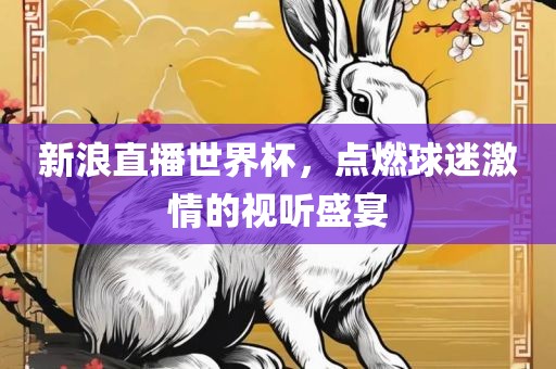 新浪直播世界杯，点燃球迷激情的视听盛宴