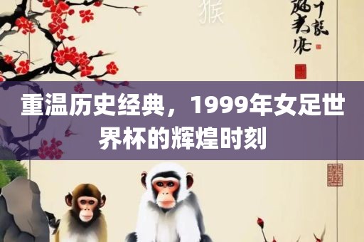 重温历史经典，1999年女足世界杯的辉煌时刻