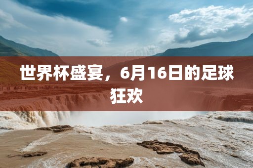 世界杯盛宴，6月16日的足球狂欢漯河市盈旭机械设备有限公司
