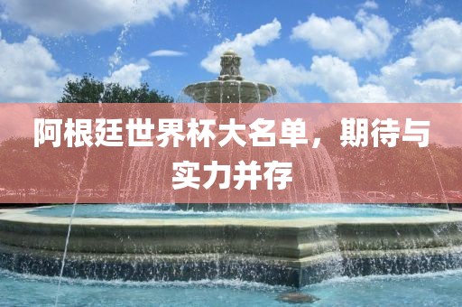 阿根廷世界杯大名单，期待与实力并存