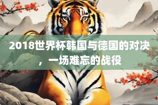 2018世界杯韩国与德国的对决，一场难忘的战役