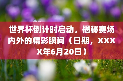 世界杯倒计时启动，揭秘赛场内外的精彩瞬间（日期，XXXX年6月20日）
