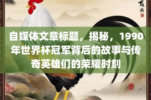 世界杯冠军背后的故事