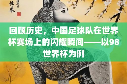 回顾历史，中国足球队在世界杯赛场上的闪耀瞬间——以98世界杯为例
