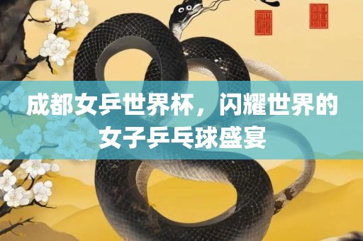 成都女乒世界杯，闪耀世界的女子乒漯河市盈旭机械设备有限公司乓球盛宴