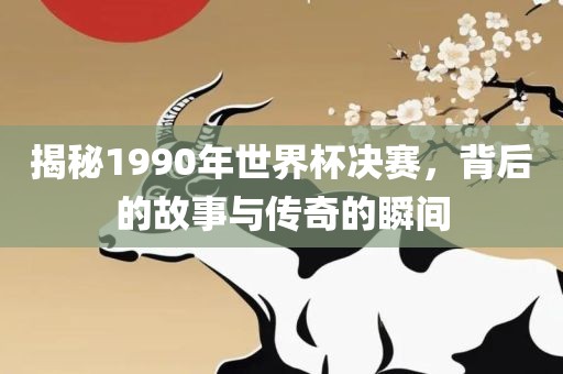 揭秘1990年世界杯决赛，背后的故事与传奇的瞬间