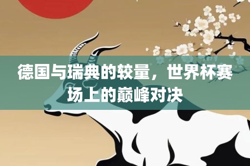 德国与瑞典的较量，世界杯赛场上的巅峰对决