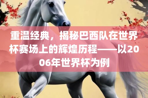 重温经典，揭秘巴西队在世界杯赛场上的辉煌历程——以2006年世界杯为例漯河市盈旭机械设备有限公司