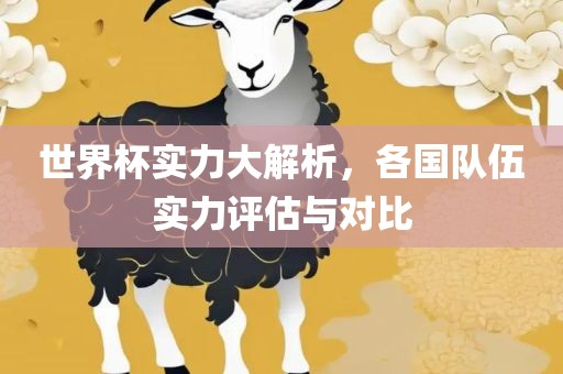 世界杯实力大解析，各国队伍实力评估与对比