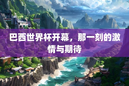 巴西世界杯开幕，那一刻的激情与期待漯河市盈旭机械设备有限公司