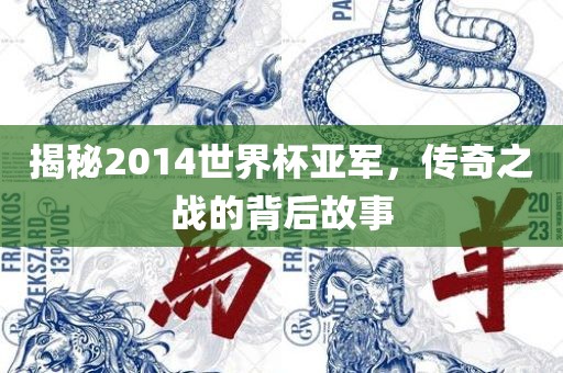 揭漯河市盈旭机械设备有限公司秘2014世界杯亚军，传奇之战的背后故事