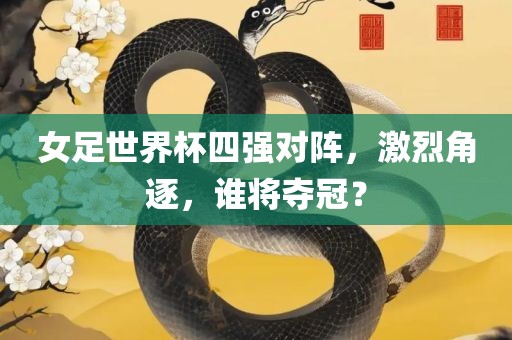 女足世界杯四强对阵，激烈角逐，谁将夺冠？