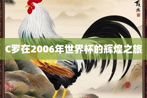 C罗在2006年世界杯的辉煌之旅漯河市盈旭机械设备有限公司